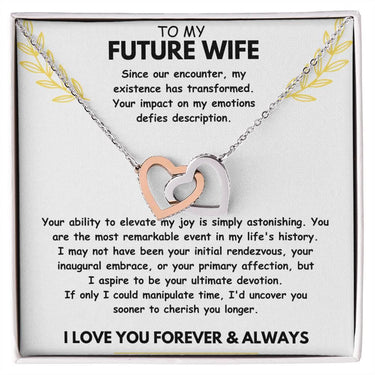 To My Future Wife - Intertwined Hearts Gift Set - SLDDL0004 - Sunshine Letters Co